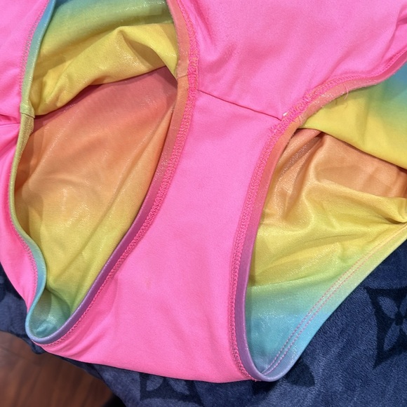 Girls Rainbow Gradient Swimsuit - Picture 6 of 6
